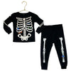 Children's Place Black Skeleton Halloween PJs - Size 18-24 Mo
