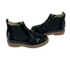 Naturino Black Patent Ankle Boots - Size 27 (10)