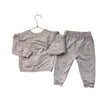 Quincy Mae Pink Bow Print Sweatshirt & Jogger Set - Size 12-18 Mo