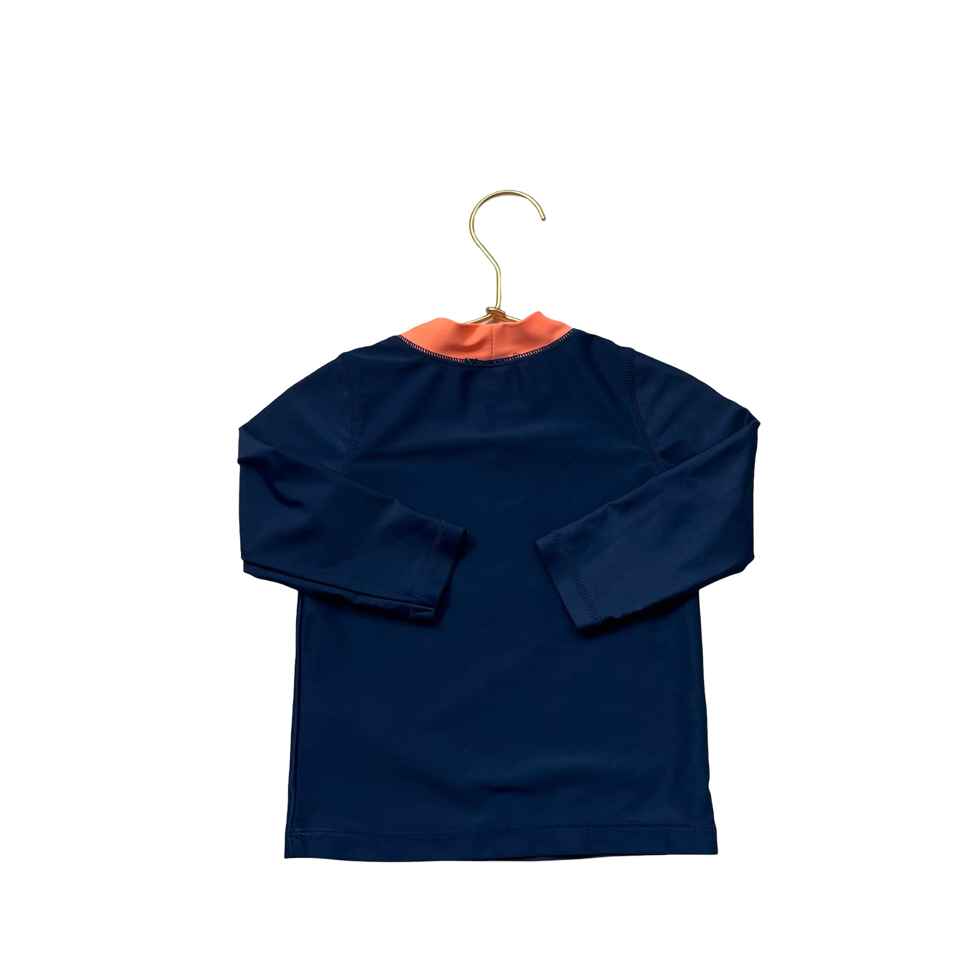 Carter's Navy 'Sea Ya Later' Anchor Long Sleeve Rash Guard - Size 12 Months