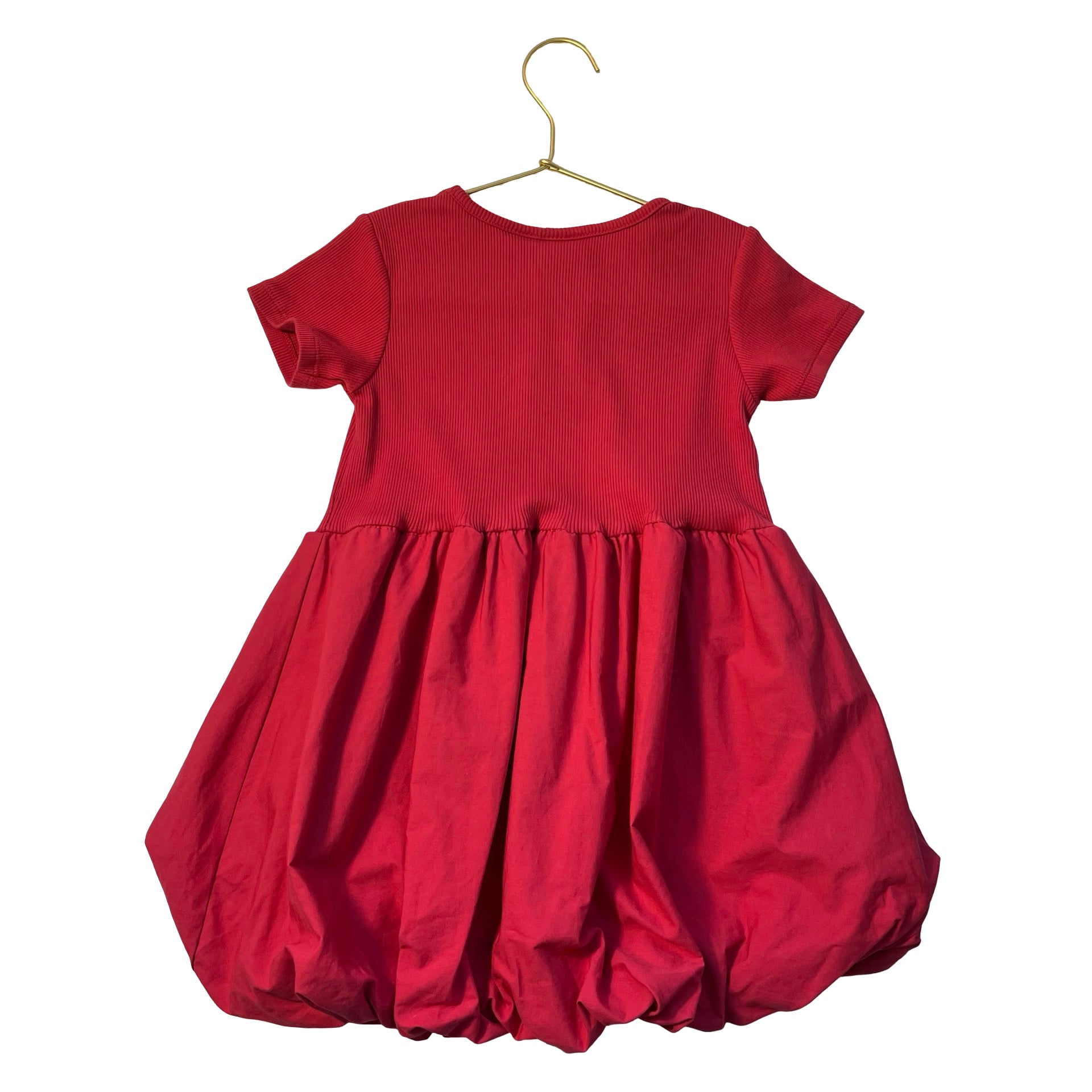Zara Red Bubble Hem Dress - Size 5