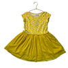 Hanna Andersson Yellow Flower  Print & Tulle Dress - Size 5