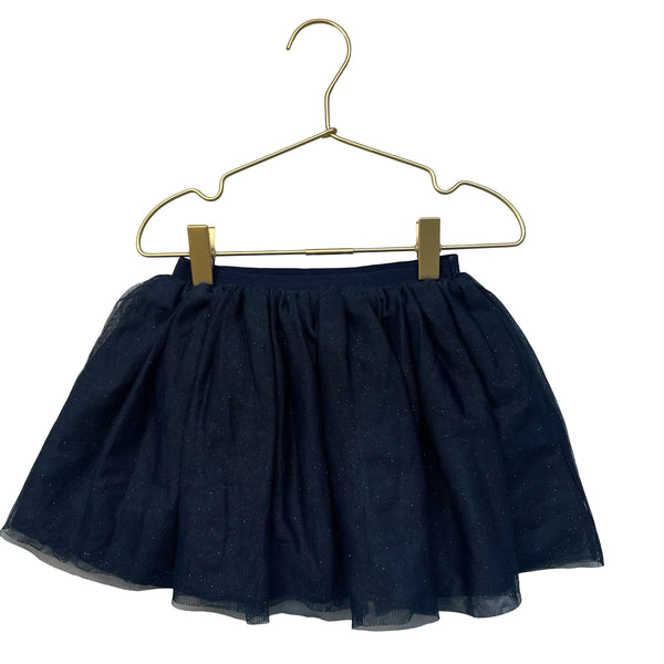 H&M Navy Sparkle Tulle Skirt - Size 2-4Y