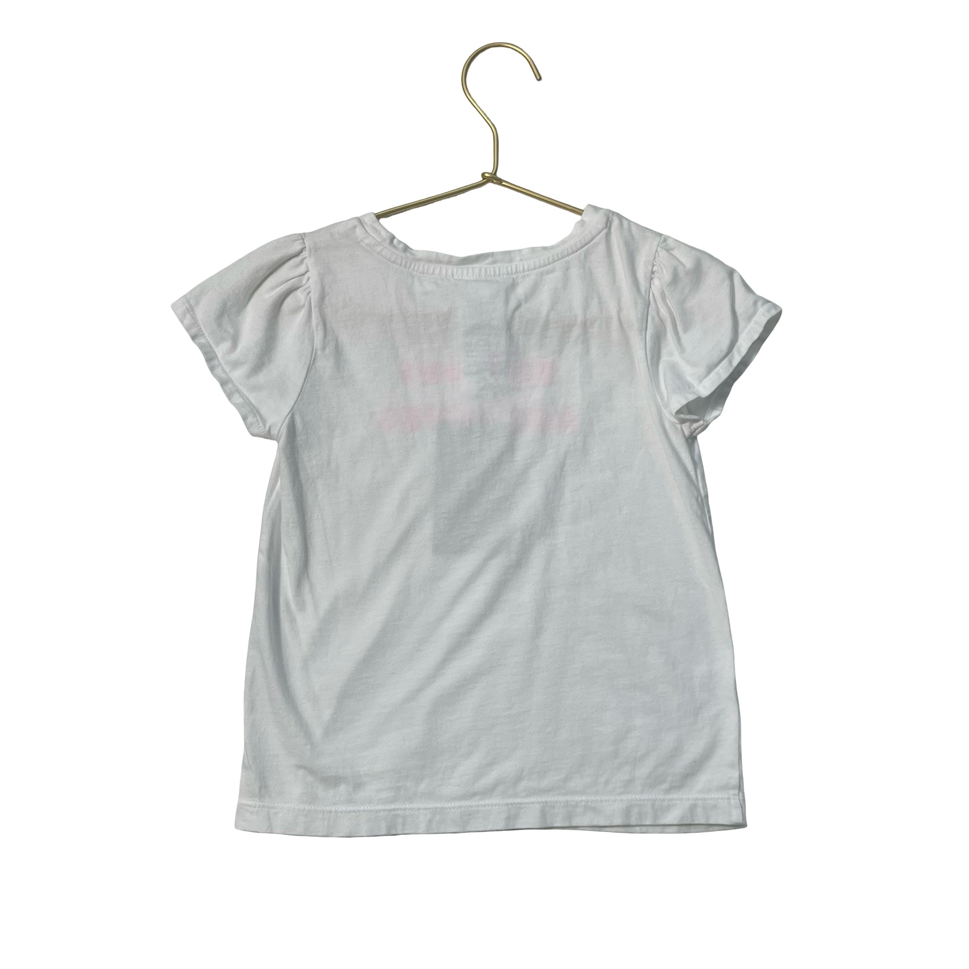 Jacadi Ivory & Neon Pink 'Rue Des Archives' T-Shirt - Size 6