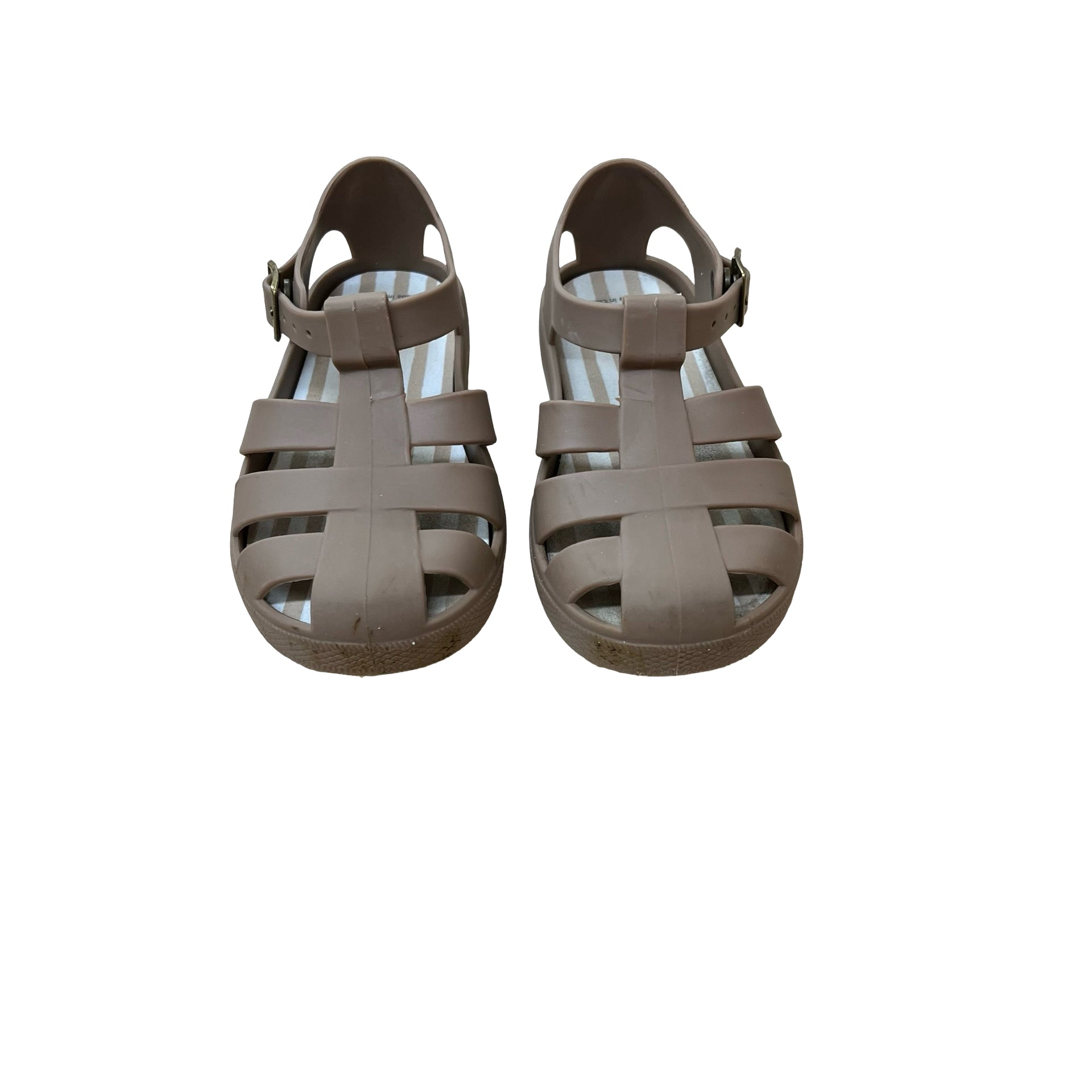 Pehr Brown Closed-Toe Sandals - Size 7