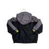 North Face Gray, Black & Neon Trim Hooded Jacket - Size 2