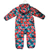 Hanna Andersson Green & Pink Flower Print Snowsuit - Size 18-24 Mo