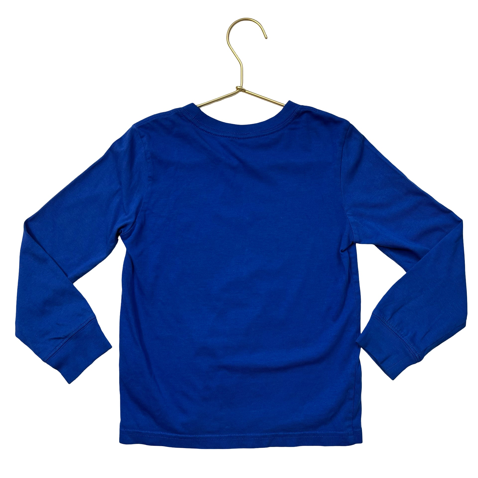 Adidas Blue & Colorful Logo Shirt - Size 5