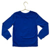 Adidas Blue & Colorful Logo Shirt - Size 5
