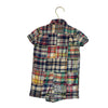 Ralph Lauren Patchwork Madras Plaid Button Down Romper - Size 6 Mo
