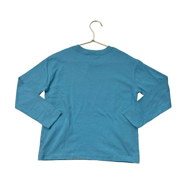 Hanna Andersson Blue Apple Shirt - Size 6-7