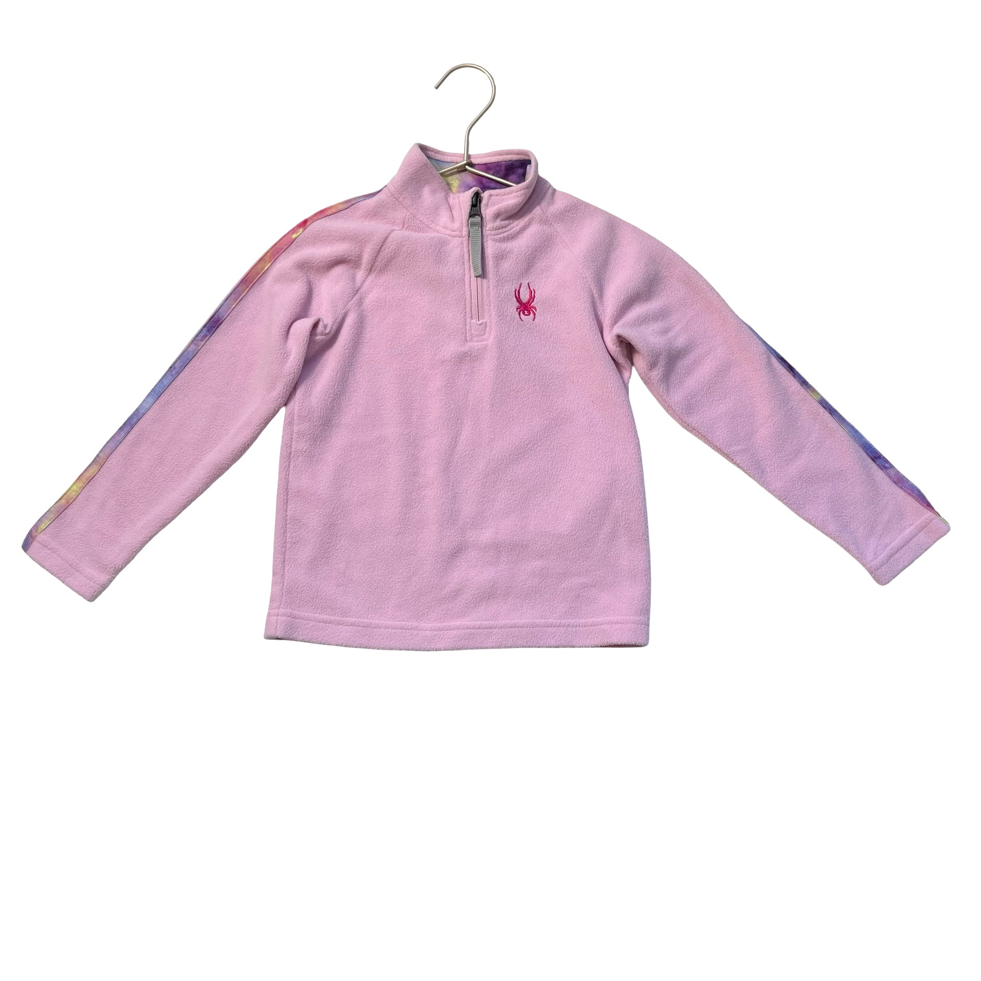 Spyder Pink Fleece Quarter-Zip Pullover - Size 3