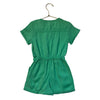 Tape a L'Oeil Green Romper - Size 4A