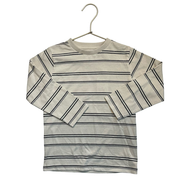 Next Ivory, Gray, Black Striped Shirt - Size 3-4