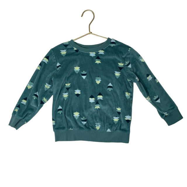 Cat & Jack Green Velour Christmas Tree Shirt - Size 5T