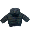 Ralph Lauren Tartan Plaid Polo Bear Hooded Puffer Jacket - Size 9 Mo