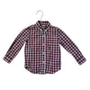Janie and Jack Navy, Red, White Plaid Button Down - Size 2T