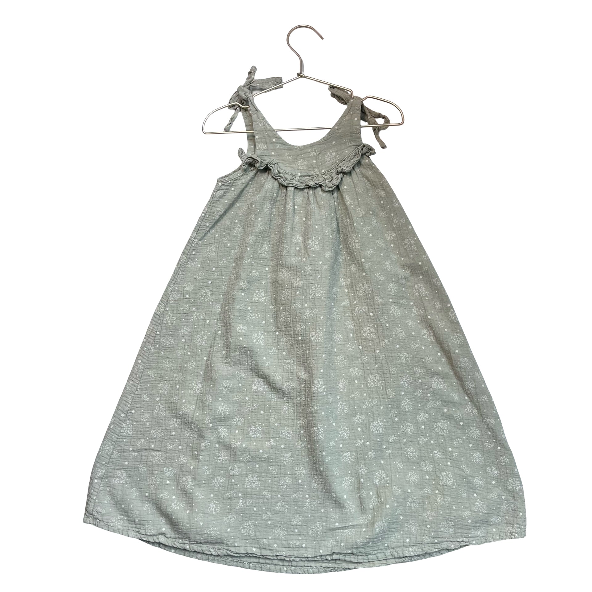 Tocoto Vintage Sage Green Dress - Size 4Y