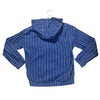 Scotch & Soda Blue Striped Hooded Pullover Light Jacket - Size 10