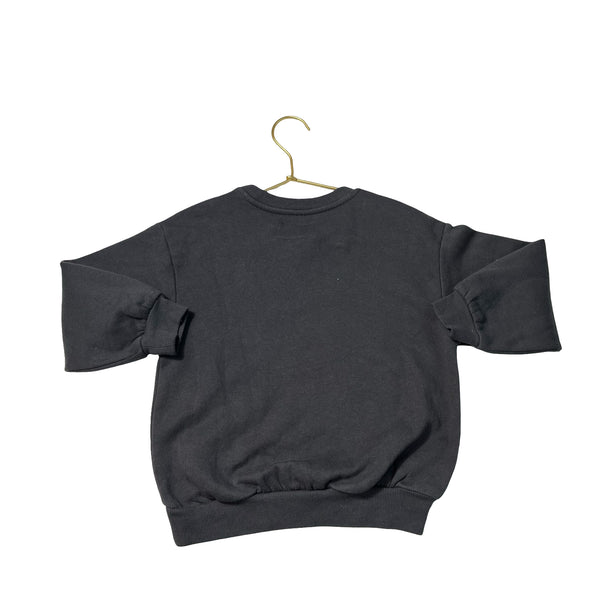 Old Navy Gray & Silver Metallic 'Shine' Sweatshirt - Size 5T