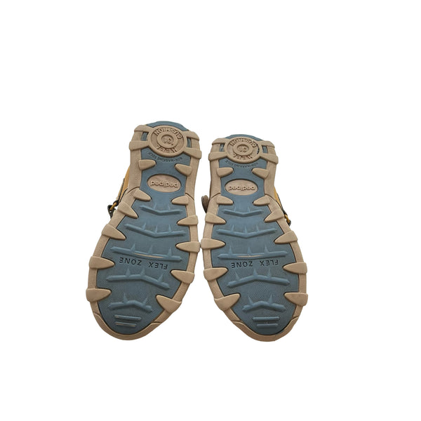 Pediped Canyon Tan & Blue Closed-Toe Sandals - Size 13-13.5