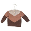 H&M Ivory, Tan, Brown Cotton Sweater - Size 12 Mo