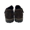 Blublonc Dark Brown Suede Buckle Shoes - Size 29 (12)