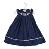 Lil Cactus Navy Christmas Nativity Dress - Size 2T
