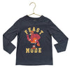 Carter's Gray 'Feast Mode' Thanksgiving Turkey Shirt - Size 4T