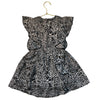 BCBG Girls Black, Pink, White Leopard Print Dress - Size 4T