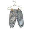 Baby Gap Metallic Silver Denim 'My First Bubble Jeans' - Size 6-12 Mo