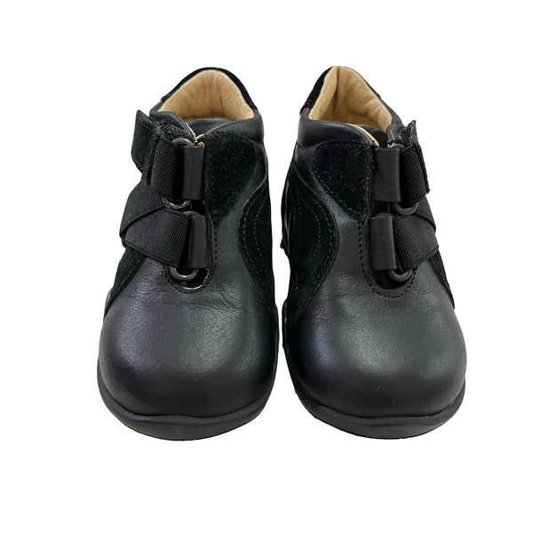 Little Eric Black Leather Ankle Boots - Size 20 (5)