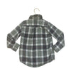 Janie and Jack Green, Navy, Ivory Plaid Button Down Shirt - Size 3
