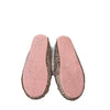 Crewcuts Faux Fur Lined Pink Glitter Slippers - Size K13