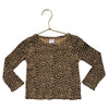Baby Gap Tan Leopard Print Waffle Top - Size 2