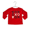 Hanna Andersson Red XO Tee - Size 2