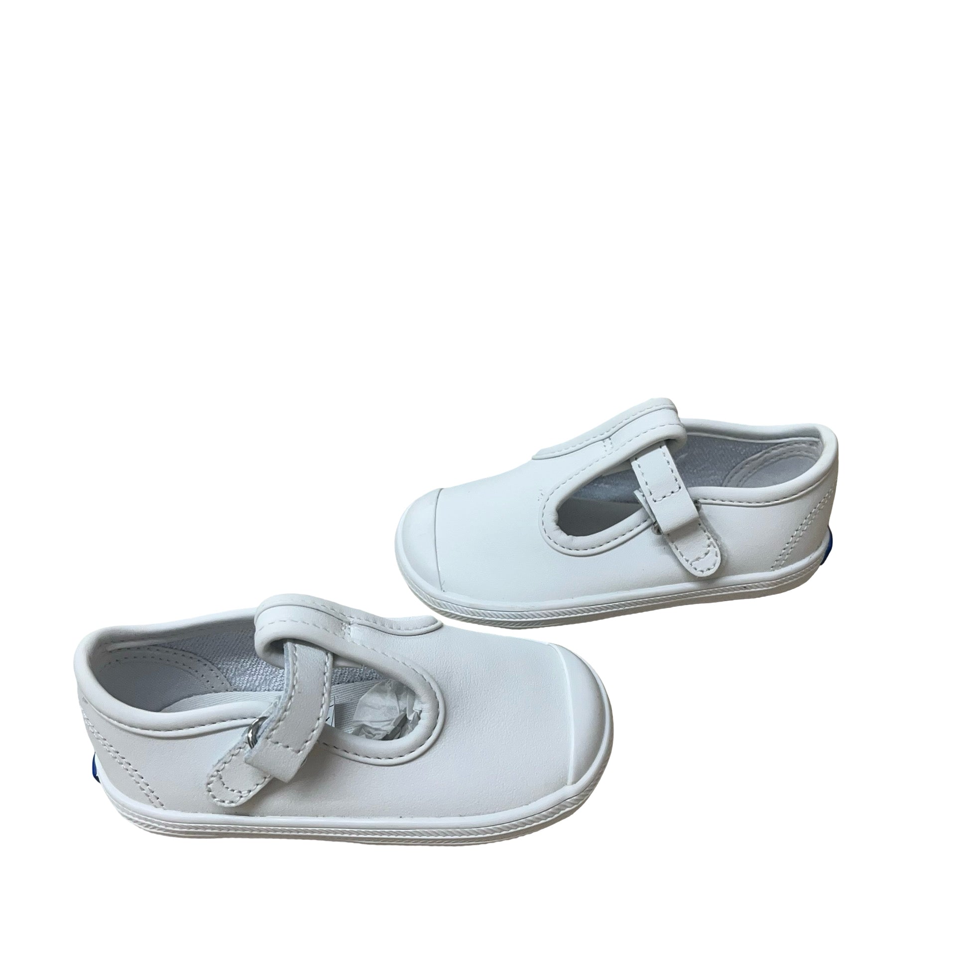 Keds White Leather Mary Jane Sneakers - Size 5