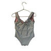 Of One Sea Reversible Sage Green & Peach Fruit Print Swim Suit with Tags - 3-4