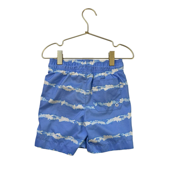 Children's Place Blue Tie-Dye Swim Shorts - Size S 5-6