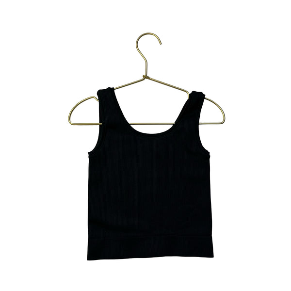 Athleta Girl Black Ribbed Athletic Tank Top - Size S 7