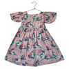 Mini Boden Pink Mermaid Print Dress - Size 6-7Y