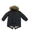 Eddie Bauer Black Winter Jacket, Faux Fur Trim Hood - Size XXS 4 - Bounce Mkt