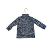 Eddie Bauer Navy & Ivory Space Dye 1/4 Zip Sweater - Size 18 Months - Bounce Mkt