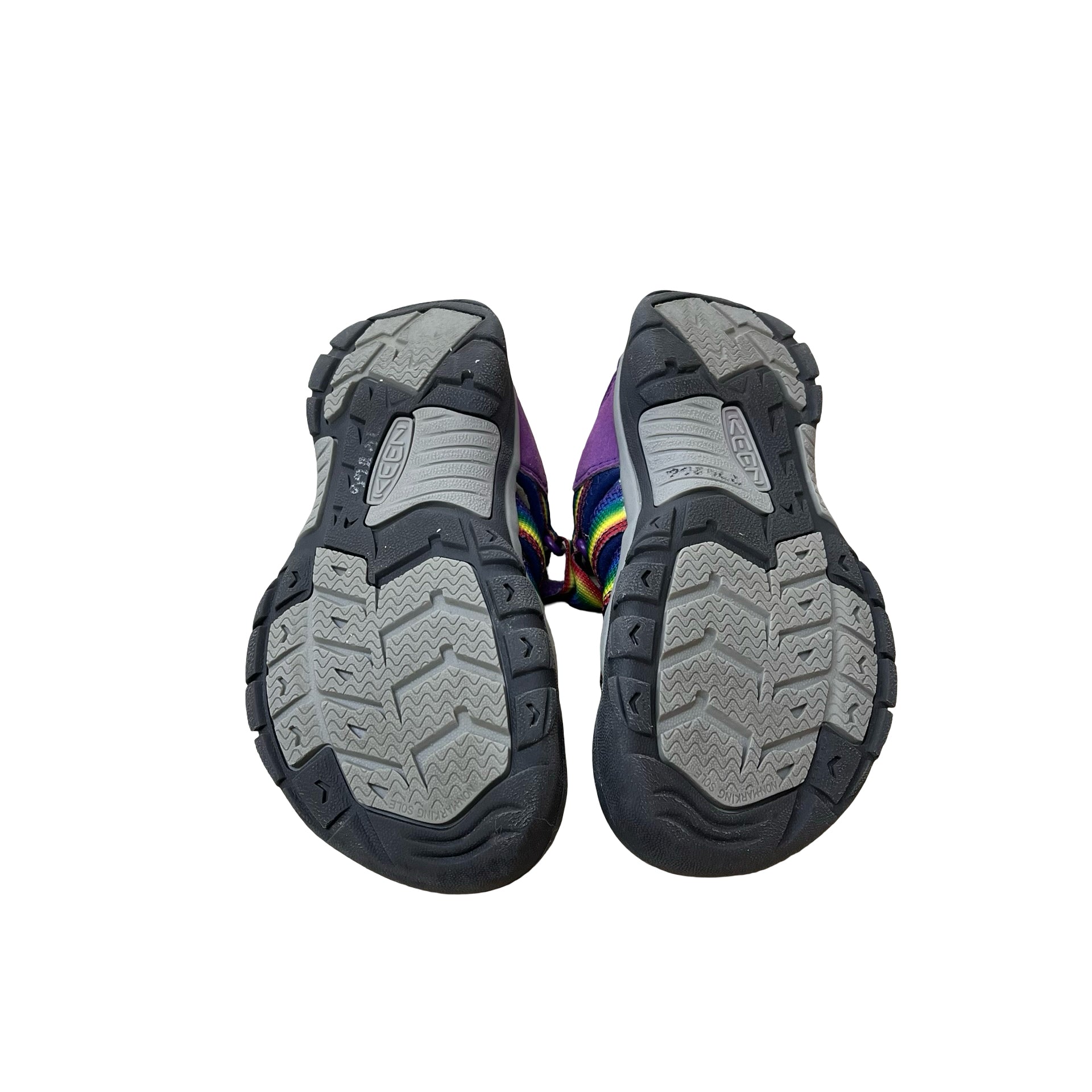 Keen Purple & Rainbow Closed-Toe Sandals - Size 1Y Big Kid