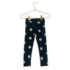 Zara Black & Ivory Polka Dot Leggings - Size 3