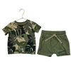 Tucker & Tate Olive Green Shorts & Camo T-Shirt Set - Size 18 Mo
