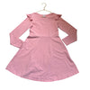 Hanna Andersson Pink & Gold Metallic Dot Dress - Size 10