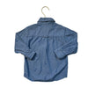 J. Khaki Chambray Anchor Pattern Button Down - Size 2T