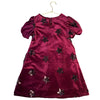 Cat & Jack Burgundy Velvet & Sequin Star Dress - Size M 8