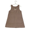 Zara Tan Cargo Pocket Sweatshirt Overall Dress - Size 7